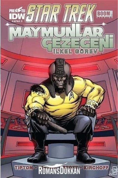 Presstij Kitap Star Trek Maymunlar Gezegeni-kapak C