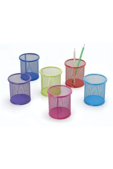 inox 0706 Renkli Tekli Kalemlik