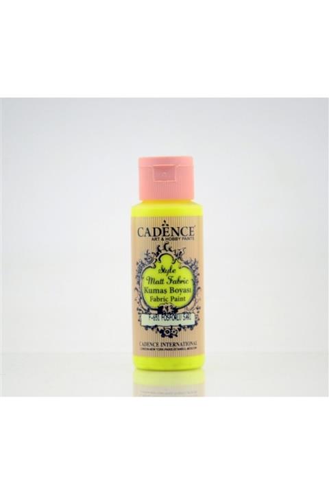 Cadence Style Matt Kumaş Florasan F-651 Sarı 59ml