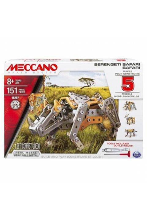 Meccano Metal Lego 5 Modelli Vahşi Hayvan Set 16207