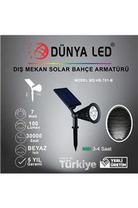 DÜNYA LED Hs.781-b 7w Solar Bahçe Arm.beyaz