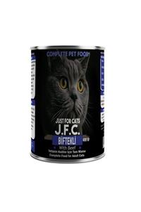 justs Just For Cat Yetişkin Biftekli Kedi Konservesi 400 Gr 24 Adet