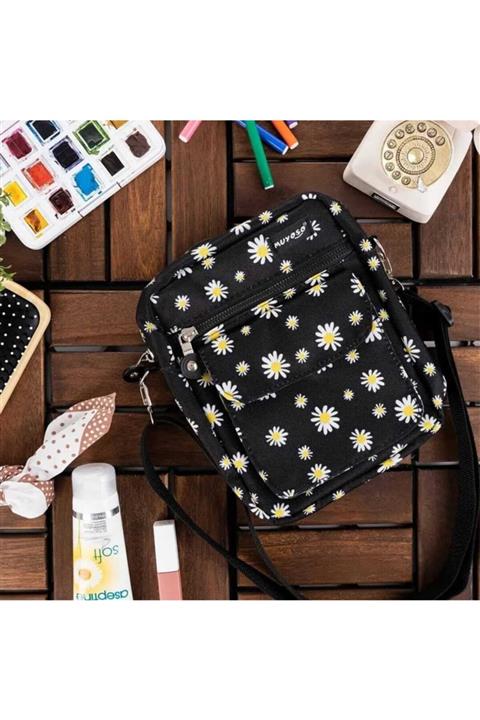 Shero shoes Papatya Desenli Çanta