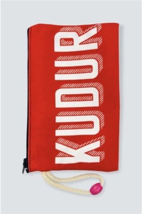 EFBUTİK Kırmızı Kudur Bez Kalemlik