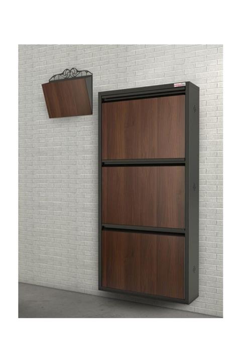 Pappuchbox Uv-3021 3'lü Takım Metal Ayakkabılık