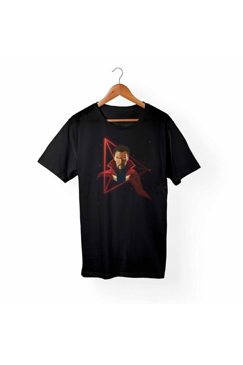 Alfa Tshirt Dr Strange Siyah Tişört