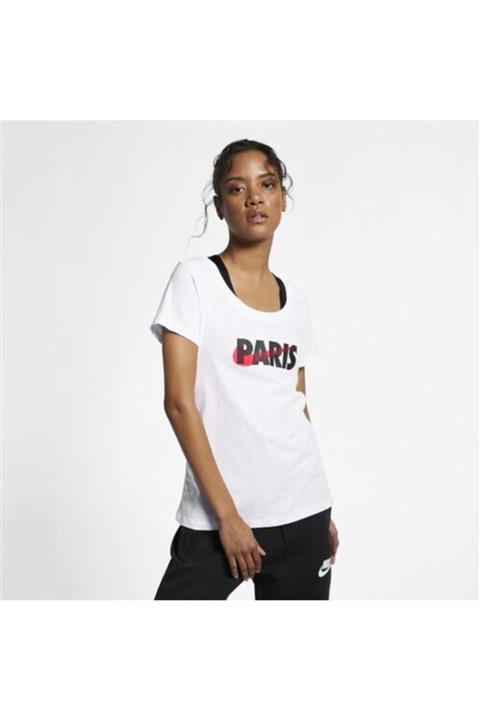 Nike Nıke W Sportswear Parıs T-shırt Kadın Tişört Cj8079-100