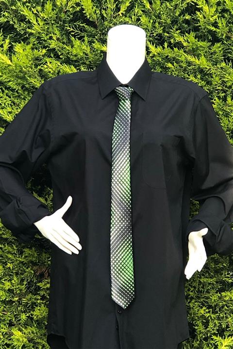 OZZ Hats Dijital Baskılı Unisex Tasarım Saten Kravat