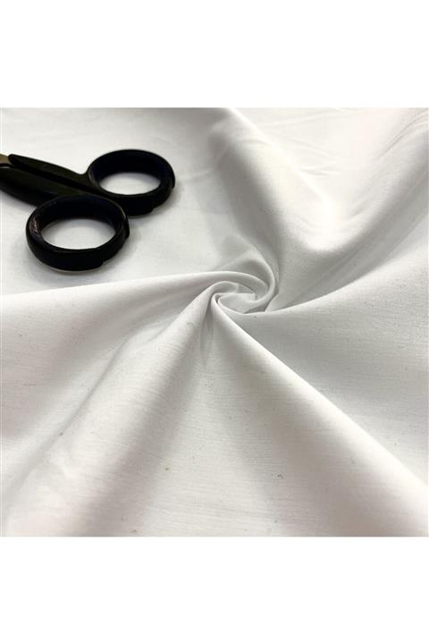 Yeşimm Kumaş Beyaz Poplin Kumaş
