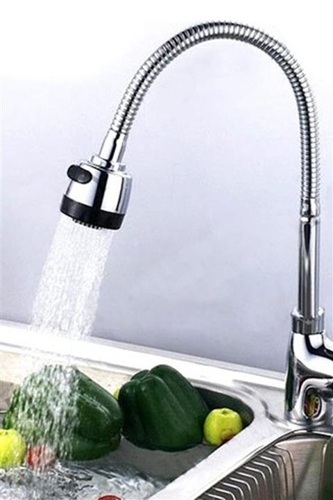 La Push Concept Gri  Oynar Başlıklı Spiral Musluk Başlığı