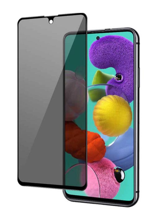 AG Samsung A51 Black Özel Seramik Mat Kırılmaz Ful Ekran Cam