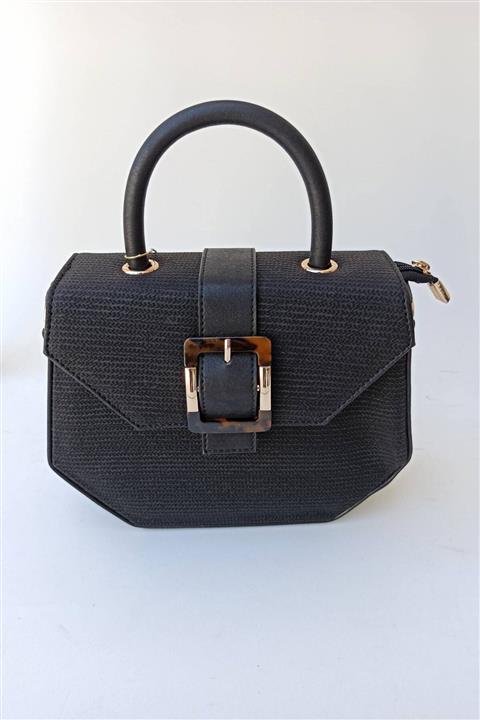 ROSA Kadın Siyah El ve Omuz Askılı Çanta