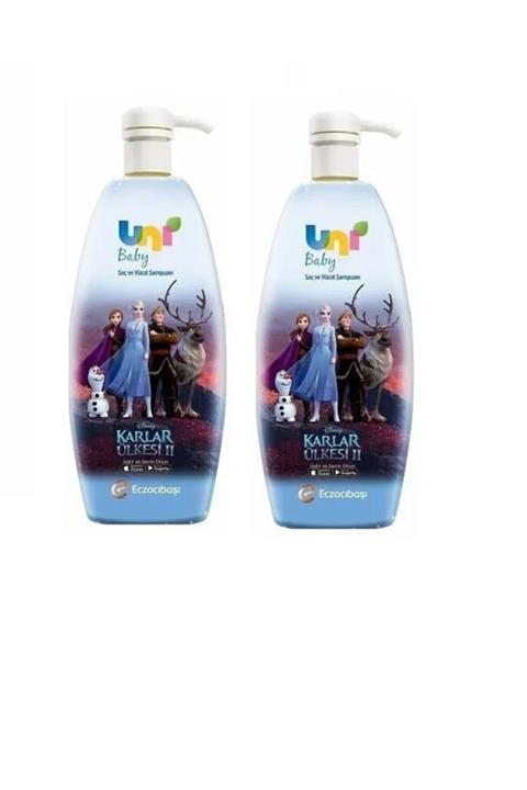 Uni Baby Frozen Saç ve Vücut Şampuanı 700 ml x 2 Adet