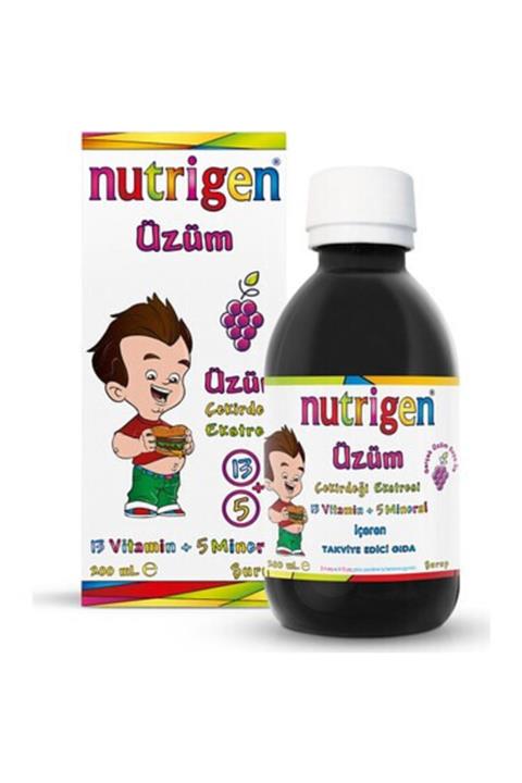 Nutrigen Üzüm Çekirdeği Ekstreli Vitamin Mineral Şurubu 200ml