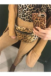 KUMAŞTANHAYALLER Leopard Bel Çantası