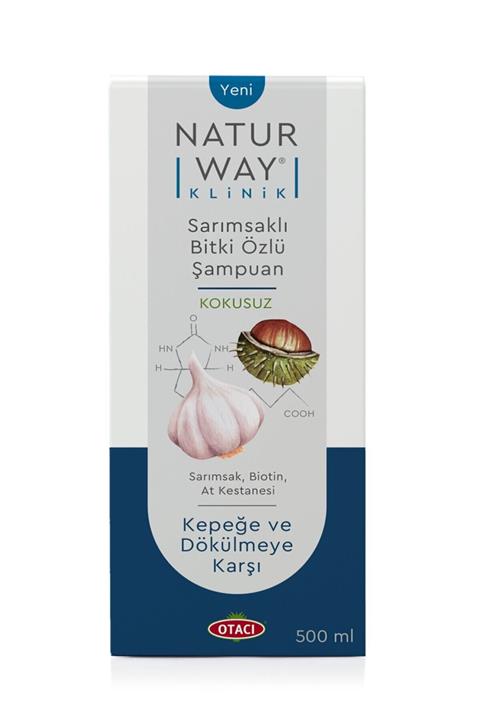 Otacı Naturway Yeni Klinik Sarımsak,biotin,at Kestanesi Özlü Şampuan 500 ml