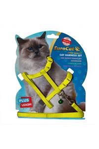 HİLALSHOP Eurocat Kedi Göğüs Tasması Sarı