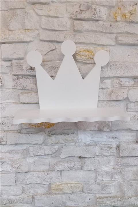 GO BABY Beyaz Taç Raf