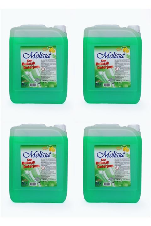 Melissa Bulaşık Deterjanı Limon 5 L Elde Yıkama 4'lü Paket