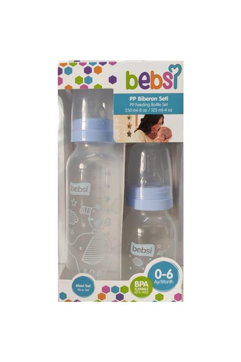 Wee Baby Bebsi Pp Biberon Seti 250ml +125ml Mavi 292