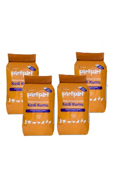 Pisipisi Eczacıbaşı Ince Taneli Sabunlu 10 kg 12 lt X 4 Adet