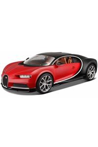 BBURAGO Yılın Ilk Fırsatları - 1:18 Bugatti Chiron Kırmızı Model Araba - ™ Beyaz At®