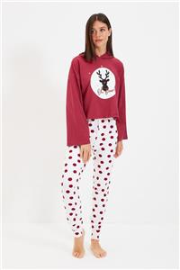 TRENDYOLMİLLA Baskılı Örme Pijama Takımı THMAW21PT0777