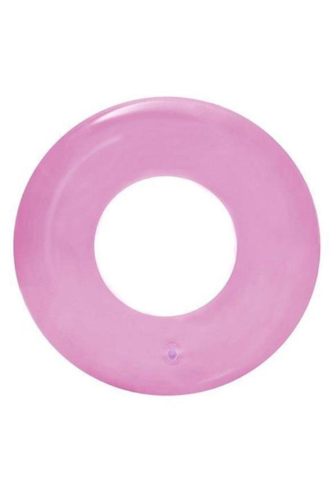 BESTWAY 51 cm Şeffaf Pembe Simit 36022