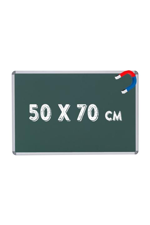 Chalky Manyetik Kara Tahta - Tebeşir Yazı Tahtası - Yeşil 50x70 cm