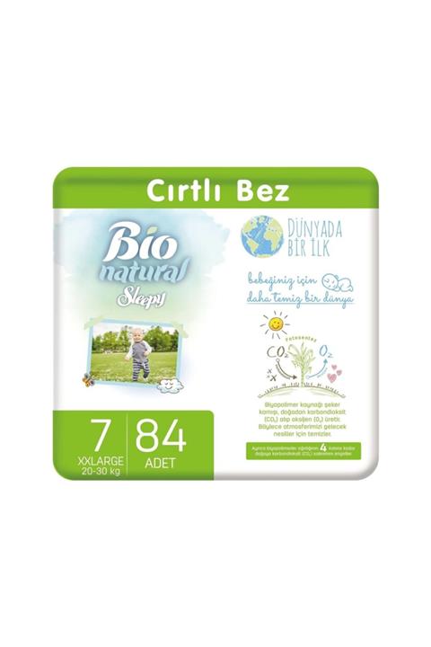 Sleepy Bio Natural Bebek Bezi 7 Numara Xxlarge 84'lü