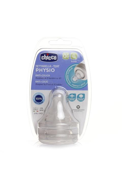 Chicco Yeni Wellbeing Biberon Emziği 0 Ay+ Yavaş Akış 2li