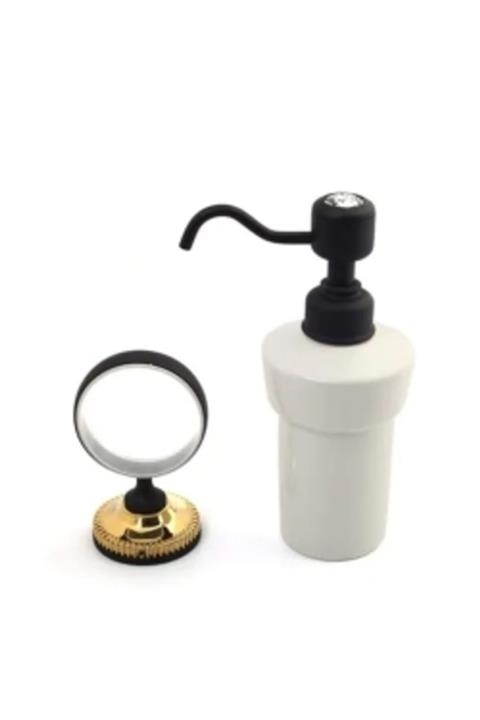 KALE Brılla Sıvı Sabunluk Sıyah-altın