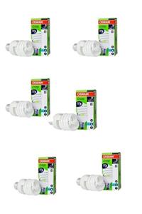 Osram 23w (112W) Ekonomik Ampul Beyaz Işık (6 ADET) Kompak Floresan Ampul E27