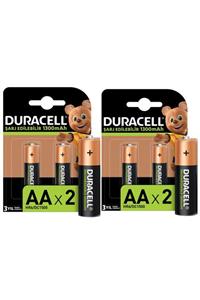 Duracell Şarj Edilebilir Basic Aa Kalem Piller, 4 Adet 1300 Mah Pil