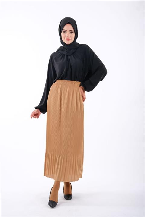 Meys Etek Ucu Piliseli Kalem Etek Camel