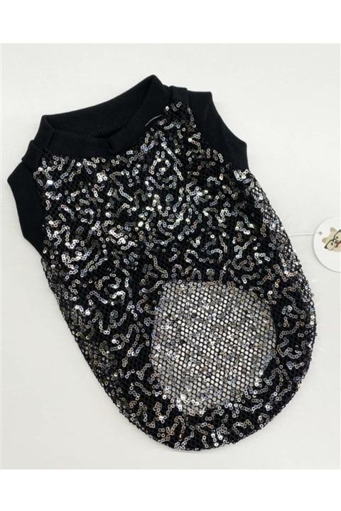 MİNİŞ PET BUTİK Payetli File Atlet