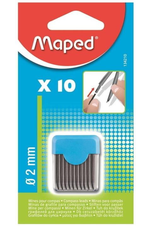 Maped Pergel Yedek Uc 2mm 10 Lu Bls. 134210