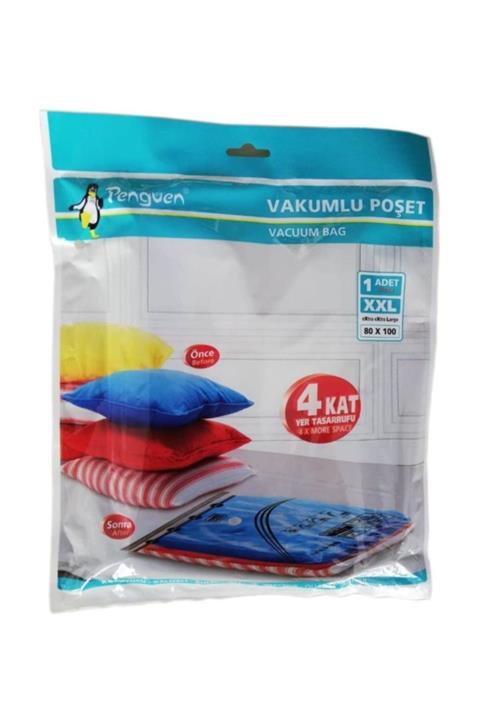 Penguen Vacuum Bag Xxlarge Vakumlu Poşet 80x100 Hurç