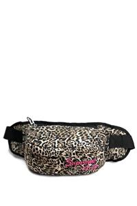 YZK Collection Bumbag Print Animalier Leopar Çift Cepli Bel Çantası