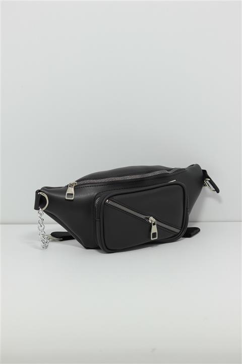 Modames Siyah Kadın  Bel Çantası C100115