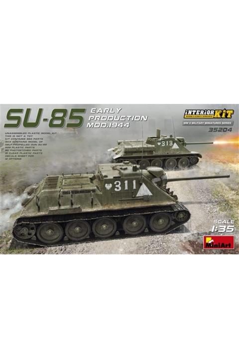 MiniArt Su-85 1944 Model Iç Yapısıyla, Erken Dönem