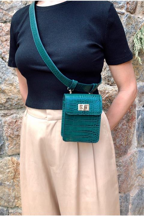 Little Happy Things Petit Bag Yeşil Bel Çantası