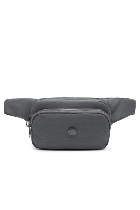 SMART BAGS Kadın Yeşil Nano Metalik Kumaş Bel Çantası 1154