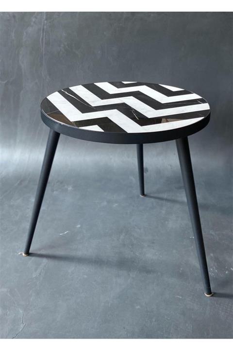 Thinstone Zikzak Mermer Sehpa