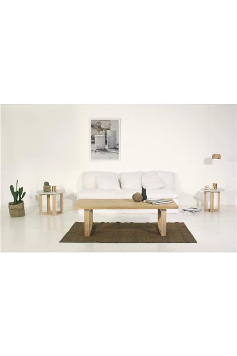 Woodart Ahşap Masif Orta Sehpa