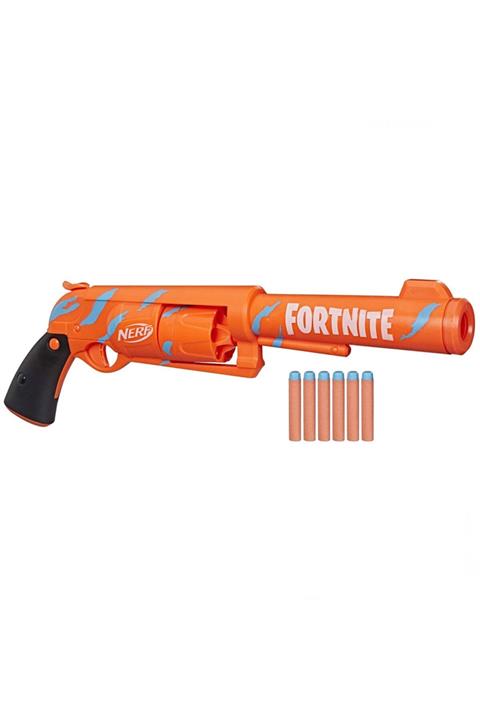 Hasbro 2022 Yılbaşı Fırsatları - Nerf Fortnite 6-sh Dart Blaster F2678 - ™ Beyaz At®