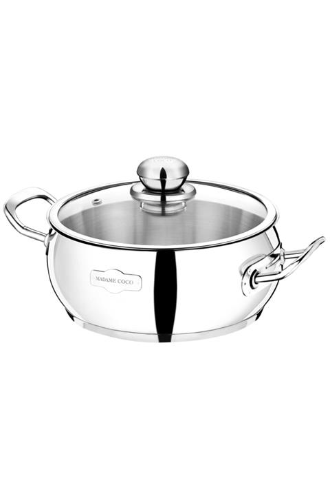 Madame Coco Ellipse Paslanmaz Çelik Derin Tencere 20 cm
