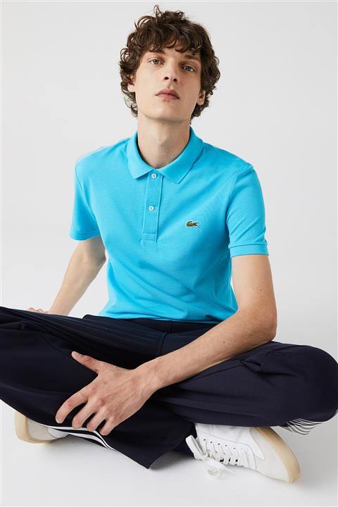 Lacoste Erkek Slim Fit Mavi Polo