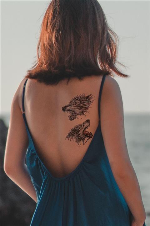 TAKIŞTIR Geçici Vahşi Kurt Dövme