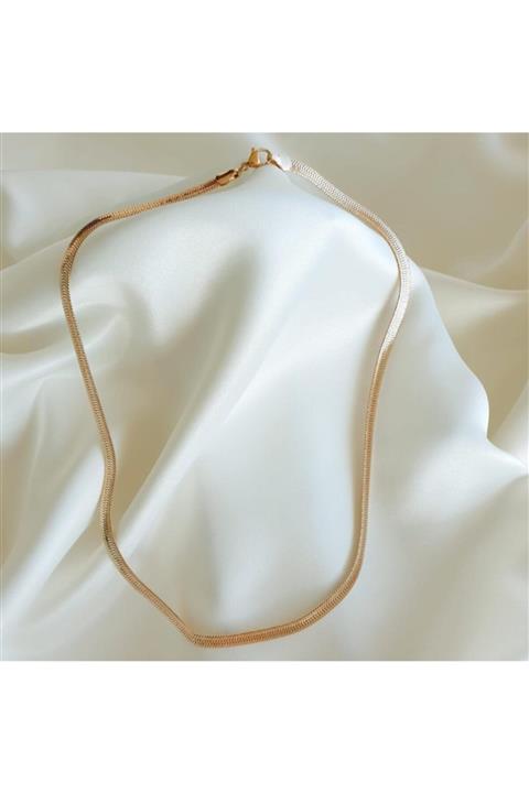 staınless steel Italyan Ezme Çelik Zincir Kolye